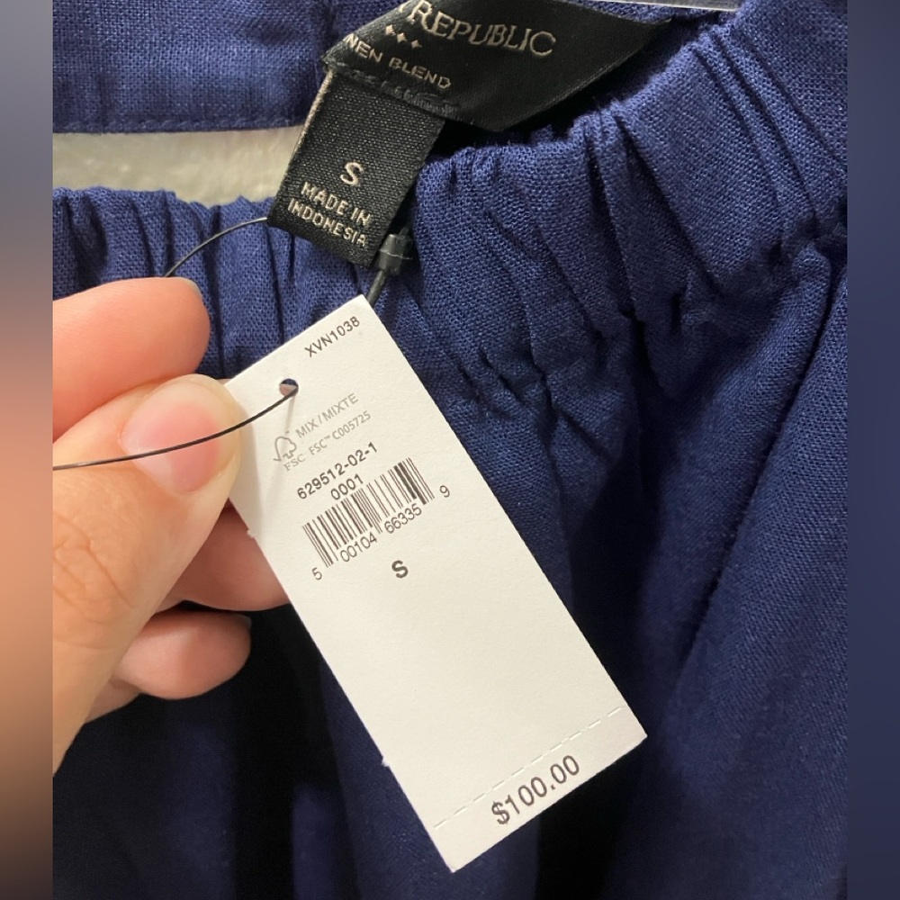 Banana Republic Navy Belted dress - Picture 3 of 5